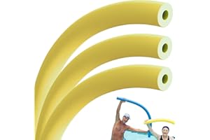 PLAYZOCO Churro de Piscina, Churro natación, Fideos para el Agua, Fideo Espuma para Nadar, Flexible Apto para niños y Adultos, Flotadores para Piscina, 6 cm diámetro x 150 cm Largo