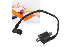 QAZAKY Ignition Coil Compatible with Yamaha Bear Tracker 250 Trail Boss 330 YFM350 Warrior Big Bear Raptor TTR125 ATC185S ATC200 ATC200ES ATC200S