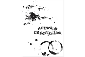 Stampers Anonymous Tim Holtz Cling Rubber Stamp Set, 7-Inch by 8.5-Inch, Spills and Splatters