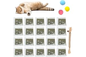 COMIOKE 20 pezzi Catnip Gatti, Erba Gatta, Erba Naturale Premium, Catnip Organico