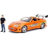 Jada 1:24 Fast & Furious Brian's 1995 Toyota Supra Mk4 Figure Set