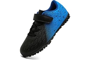 PiDaGlobal Botas de Fútbol Niño Zapatos de Fútbol con Tacos Bajos para Césped Artificial e Indoor Antideslizantes para Entrenamiento y Fútbol Sala Adolescentes Zapatillas de Fútbol