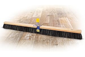 ‎NOVALIV Novaliv Besenkopf Rosshaar Mischung 100 cm I Besen ohne Stiel weiche Borsten I Feinstaubbesen Großraumbesen Kehrbesen