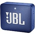 JBL GO2 Portable Bluetooth Speaker with Rechargeable Battery, Waterproof, Built-in Speakerphone, Blue