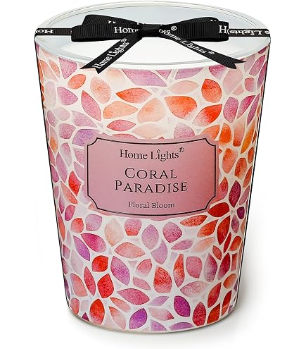Partylite - Pot Bougie 3 mèches - Florale 1 - Décoration