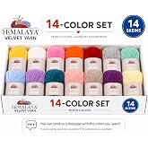 Himalaya Velvet Kadife El &Ouml;rg&uuml; İpi Amigurumi Kadife Renk Paleti (14)