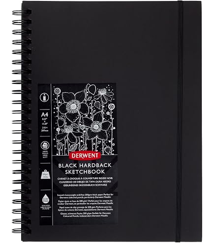 Pink Pig A4 Sketchbook - Spiral Bound, 150gsm White Cartridge Paper, 70 Pages, Made In UK - View #5