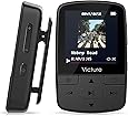 Victure Bluetooth MP3 Player 16GB Clip Sport Portable Lossless Sound Hi-Fi Music Player With Headphone FM Radio Voice Recorder, Support up 128GB
