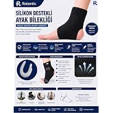 Rotantix Silikon Destekli Ortopedik Ayak Bilekliği | Ayak Burkulması i&ccedil;in, Malleoler Destek, Silikon Destekli, Ortopedik Tasa