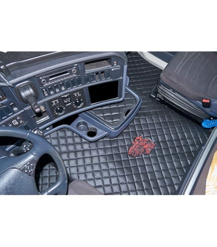 Kh Teile Tappetini Scania Serie S/R Premium In Velour – Set Cabina 2 Pezzi, Fondo Antiscivolo, Made In Germany
