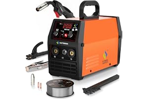 HITBOX Bärbar 200A 3‑i‑1 gaslös MIG‑svetsmaskin, IGBT‑inverter 230V | Modell HBM1200, MIG/ARC/Lift‑TIG, med svetshandtag & 0,8mm tråd, perfekt för nybörjare