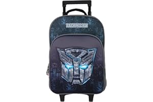 Bagtrotter Sac à Dos à roulettes Transformers Noir