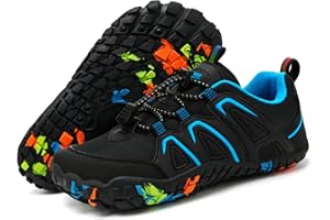 Littleplum Kinder Wanderschuhe Jungen Trekkingschuhe Atmungsaktiv rutschfest Outdoor Sportschuhe