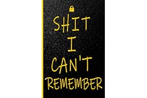 Shit I Can't Remember: An Organizer for All Your Passwords and Shit | Passwork keeper | Pass word keeper | Shiti Cant Remember Notebook & password book | Logbook | Shot I Can't Remember.