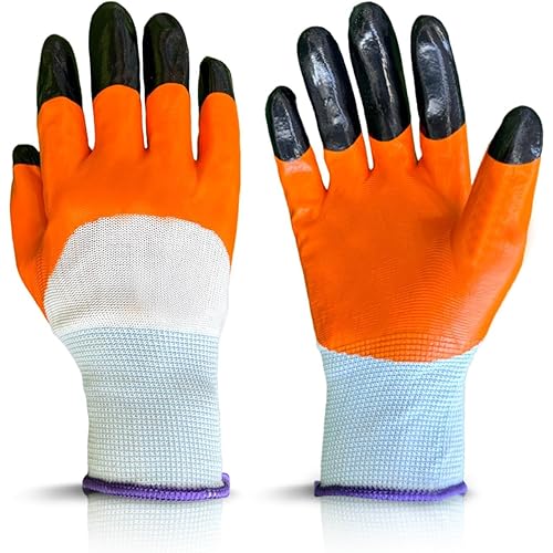 Ocean Mart Gloves for Gardening Work, Gardening Gloves for Home Garden, Garden Accessories, Reusable, Hand Gloves (1 Pair)