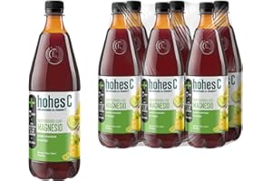 Magnesio y Vitamina C - Zumo de Naranja, Manzana, Uva, Lima Zumo 100% fruta hohes C Nutribebida Pack 6 x 1L