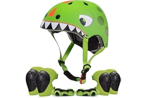 XIAPIA Kids Helmet Boys Girls Lightweight Bike Helmet, Multi-Sport Safety Toys 2 3 4 5 Years Old Children Cartoon Helmet for Skateboard Scooter