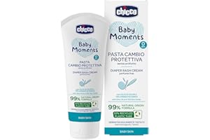 Chicco Baby Moments Pasta Cambio Protettiva, Pasta Cambio Pannolino, Con Ossido di Zinco, Formula Delicata, Protegge dalle Irritazioni causate dal Pannolino, Senza Profumo, 100 ml