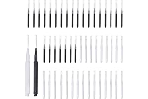 JJUNW 50 sztuk szczoteczek międzyzębowych, mini szczoteczki do przestrzeni międzyzębowej, przenośne narzędzie do czyszczenia zębów z powłoką, wielofunkcyjna szczotka do czyszczenia zębów