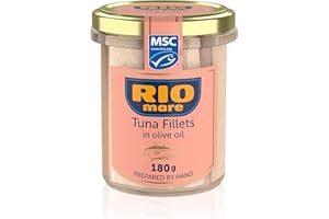 Rio Mare Tuna Fillets in a Glass Jar, 180 g