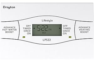 Drayton 123070 LP522 (Mk4) 2 Channel Programmer, White