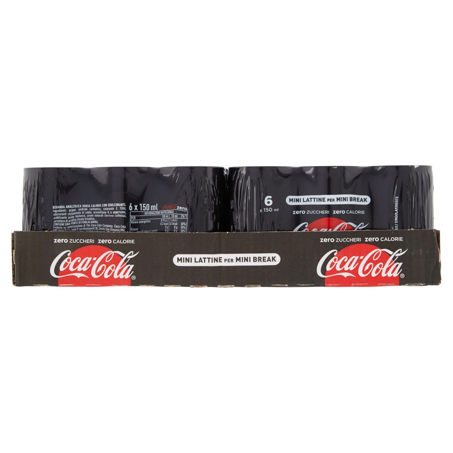 Coca Cola Zero Zuccheri Zero Calorie Mini Lattine 4x6x 150ml 24 Lattine Compra Al Prezzo Migliore