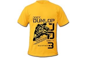 COLD GUN DESIGN Joey Dunlop 3 Motorcycle TT RoadRace Champion T-Shirts