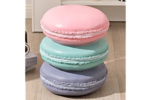 Blanketswarm Food Shoe Changing Stool,Cute Soft Simulated Food Stool,Soft Resin Retro Fun Ingenious Decorative Low Food Stool Changing Stool for Hallway Office Lounge Dorm Room(Sweetheart Cookie)
