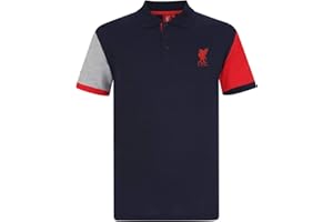 LIVERPOOL F.C. Liverpool FC Mens Polo Shirt Crest Official Football Gift