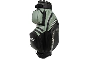 Tour Made Organizer Golfbag wasserdicht Herren & Damen I kein Schlägerklappern Dank Silencer I durchg. Schlägerbahnen bis zum Boden I große Kühltasche