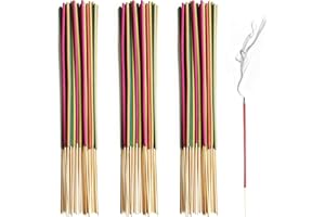 Gekamoyue 150 Varillas, Juego de Incienso, Salvia Blanca, Lavanda, Jazmín, Flor de Cerezo, Sándalo, para Meditación, Relajación y Aromaterapia