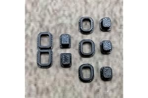 ULEIVA Lot de 5 boutons d'alimentation de rechange - Noir - Compatible avec Garmin Etrex Power Button GPS Ordinateur de vélo - Pièce de rechange