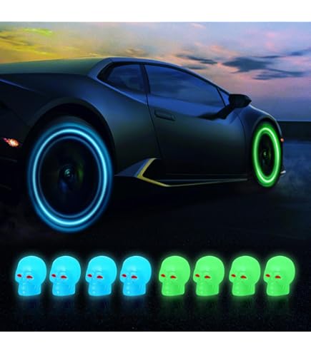 Jeiento Sicherheitsgurtbezug 2er Pack - Cool Skull Design Mit Neopren