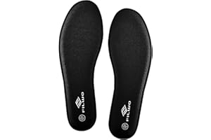 FILWO Solette in memory foam, solette interne per calzature sportive, scarpe da ginnastica Sneakers, stivali da lavoro, scarpe da passeggio, solette comode per le donne (5, Nero)