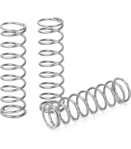 Uxcell Compression Spring, 5Pcs 304 Stainless Steel, 3mm OD, 0.3mm Wire, 5mm Length