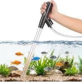 SOUSLOW Aquarium Adjustable Gravel Vacuum Cleaner, Aquarium Siphon, Manual Water Changer, Aquarium Vacuum Cleaning Kit, for V