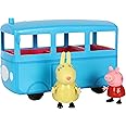 PEPPA PIG Peppa's School Bus Playset with Sound Effects, Includes 2 Figures, Preschool Toy for Girls and Boys 3 Years and Up, Birthday Gift Toys for Kids