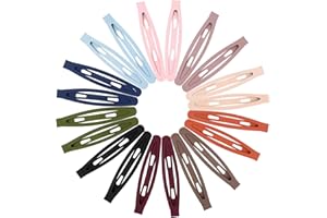 SIBBA Lot de 20 petites barrettes à cheveux plates fines et mates - Pinces à cheveux antidérapantes incurvées en métal - Broches de coiffage - Décoration rétro - Salon de coiffure