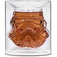 Bicchiere da whisky rovesciato originale Stormtrooper, trasparente, per whisky, bourbon e scotch, 150 ml, regalo perfetto per