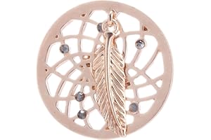 Morella Damen Amulett Coins 33 mm Zirkoniasteine