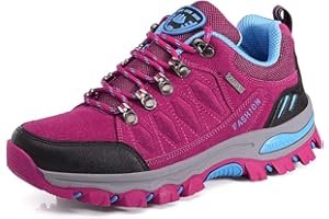 WOWEI Scarpe da Escursionismo Arrampicata Sportive All'aperto Impermeabili Traspiranti Trekking Sneakers da Donna Uomo 36-47 EU