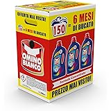 Omino Bianco - Detersivo Lavatrice Liquido Color+, 150 Lavaggi, Specifico per Capi Colorati, Tecnologia Salva i Colori e Catt