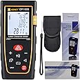 Distance Meter 100m/328ft, CP100S IP54 Digital Measure Tool with 1 Bubble Levels, High Precision Portable Rangefinder Digital Distance Meter with 4 Line LCD Display and Pythagorean Mode