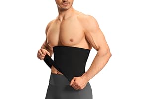 Nebility Ceinture Compression Abdominale pour Hommes Minceur Gaine Amincissante Ventre Plat Invisible Soutien du Dos