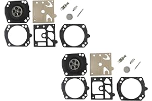 C·T·S Carburetor Repair/Rebuild Kit Replaces Walbro K20-HD For Walbro HD-20 HD-25 HD-30 HD-39 HD-40 HD-41 (Pack of 2)