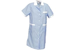 FRATELLIDITALIA.ORG Fratelli ditalia Camice Lavoro Donna Estivo Mezze Maniche Tasche rigo maestra Pulizie Domestica