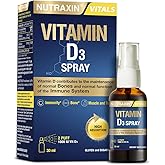 Nutraxin Vitamin D3 Spray | 1000 IU D3 Vitamini | Şeker ve Gluten İ&ccedil;ermez | 30 ml Sprey Form