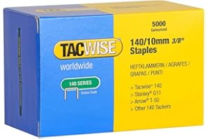 Tacwise 0342 140 Galvanised Staples 10mm (Pack 5000)