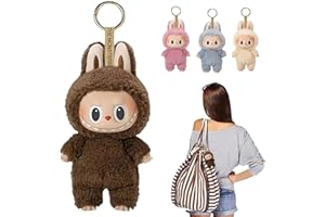Huiyuenuo Labubu Keychain, Labubu Peluche, Pupazzi Labubu, Labubu Plush Doll, Labubu Monster Keychain, Labubu Plush Toy, Labubu Surprise Box, Gift for Kids, Boys and Girls