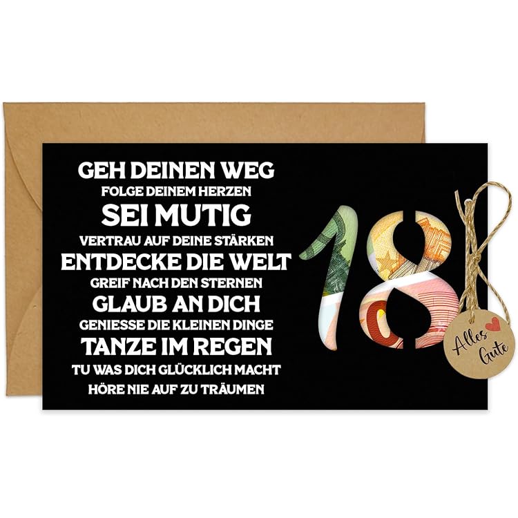 Coole Geschenke Für Den 18. Geburtstag - Schlüsselanhänger Für Jungen Und Mädchen